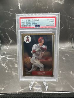 2022 Topps Chrome Shohei Ohtani PSA 9 #87BC2