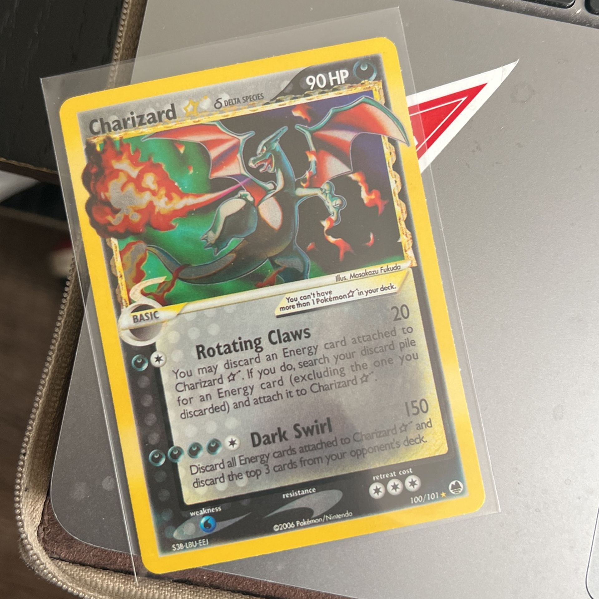 Pokemon (Gold Star) CHARIZARD EX DRAGON FRONTIER