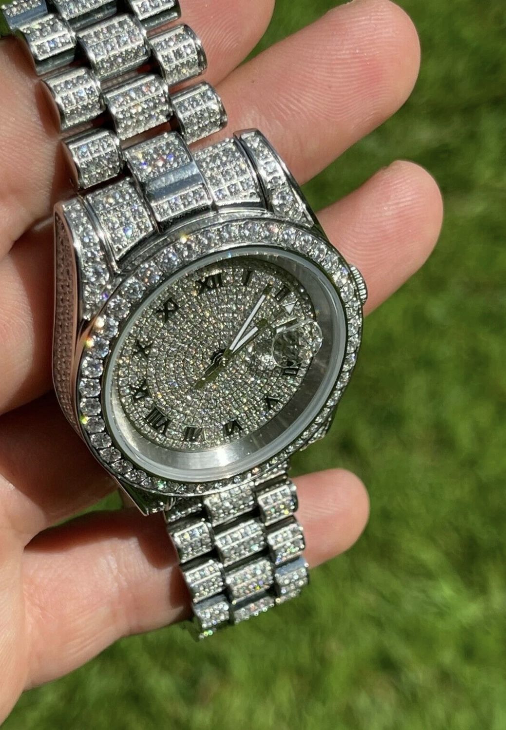MOISSANITE Presidential Watch