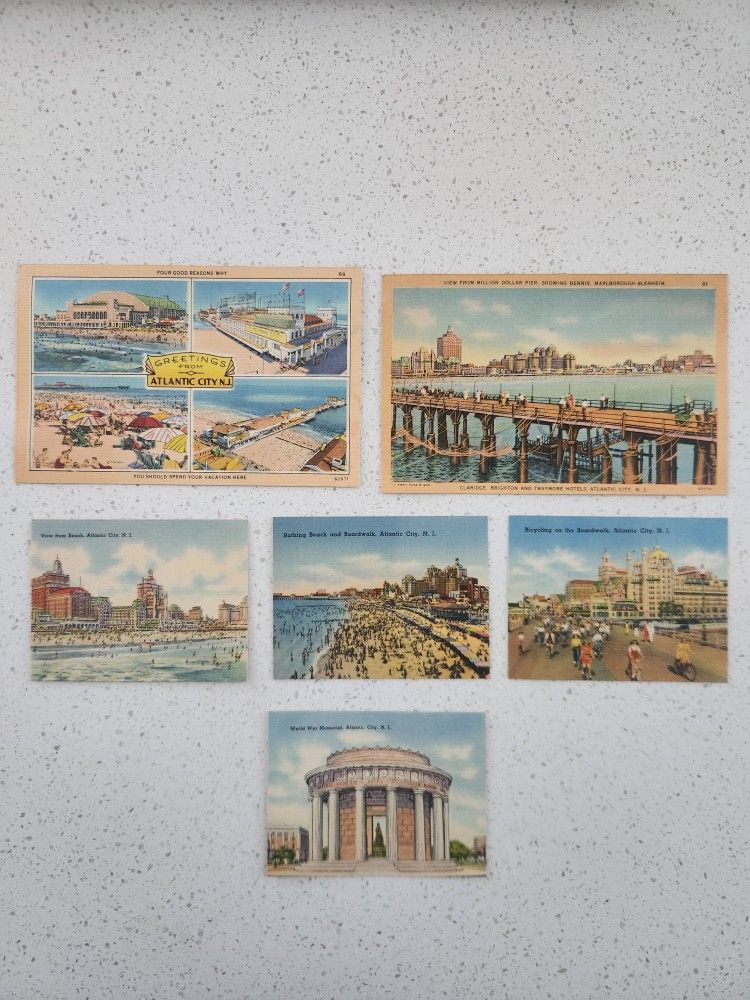 Vintage Postcards Atlantic City, NJ