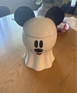 Disney Mickey Mouse Ghost Cookie Jar