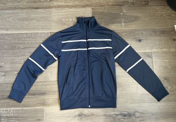 Blue jersey sweatshirt