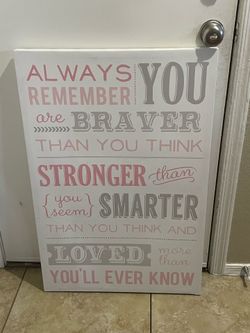 Canvas wall decor