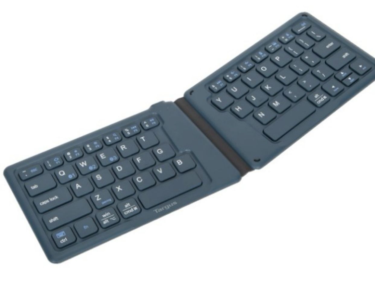 Targus Ergonomic Foldable Bluetooth Keyboard, Split Travel Keyboard Wireless