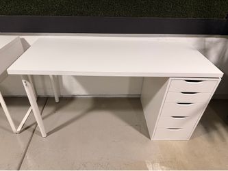 IKEA OKOV/ALEX white desk w/ organizer