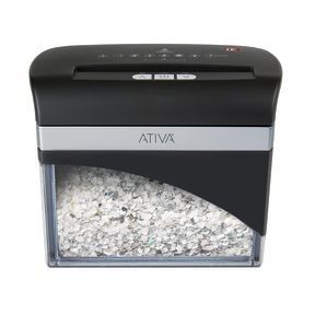 Like New Ativa® 8-Sheet Micro-Cut Desktop Shredder, OMM83H