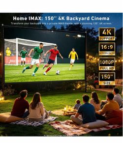 150 inch Projector Screen with Stand
