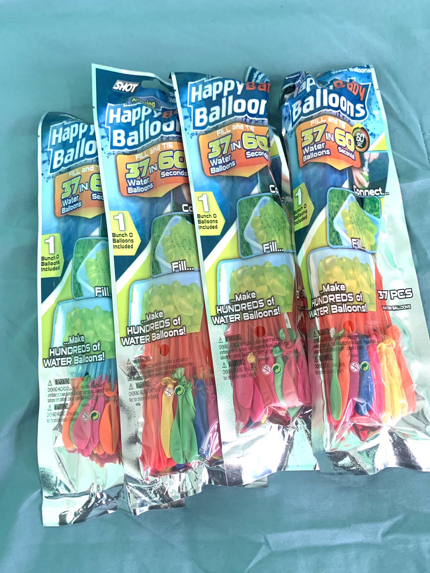 Water balloons 4 packs