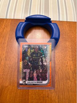 2025 Topps Chrome MLS Darlington Nagbe Orange Wave Refractor #22/25 Columbus Crew