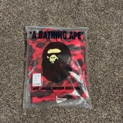 Bape Hoodie Red