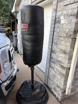 Punching boxing bag