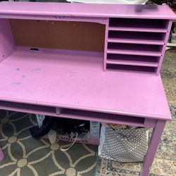 Kids Desk And Office Chair - Free. Must Take Both