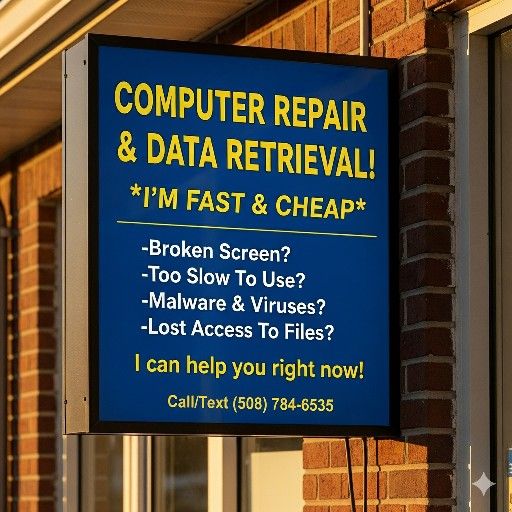 Computer Repair & Data Retrieval - Pick Your Cost! (Putnam, CT)
