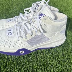 Adidas Bounce D Rose 773 IV White With purple Bottom. 100% Authentic Size 13