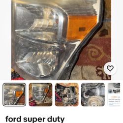 Ford Super Duty F450 Headlight Original 
