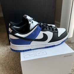 Nike Dunk Low By You Blue/White/Black. Made with all premium leather. Size (9)Men. Brand New.