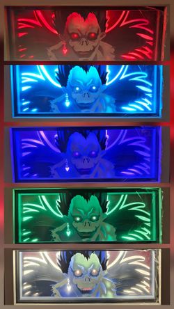 Death Note Ryuk LED Light Box Art