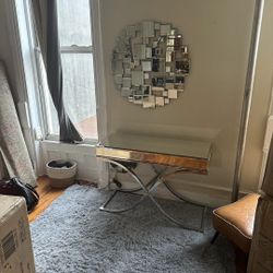 Glass Console Table 