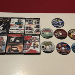 Lot Of 13 Ps2 Games Tested Power Rangers Teenage Mutant Ninja Turtles Etc