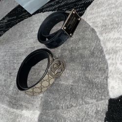 Gucci Belt-$300 Louis Vuitton Belt-$350 $600 For Both 