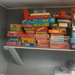 Vintage toys And puzzles