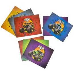 Monster jam truck place mats