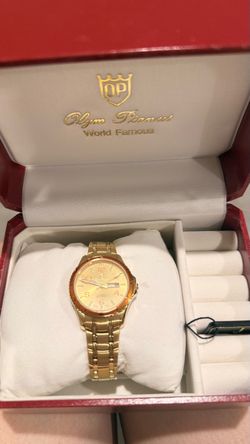 Olym Pianus Gold-Tone Dress Watch