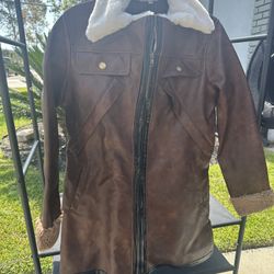 Womens Leather Jacket Size Small