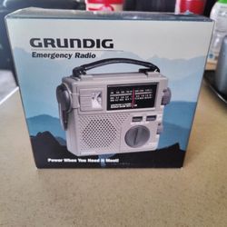  Emergency Radio Grundig Brand, Weather Power Outage Emergency Radio