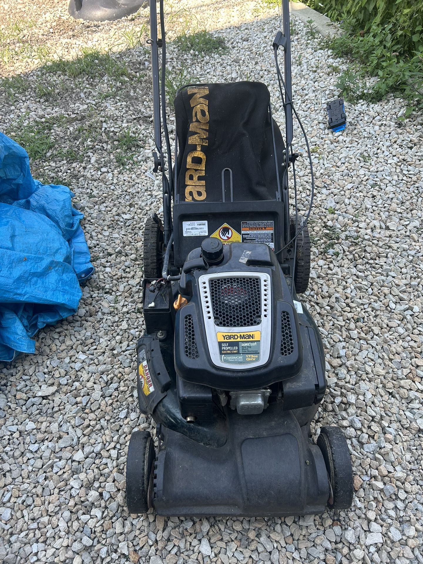 Yard Man Push Mower — Reliable Briggs Stratton Engine