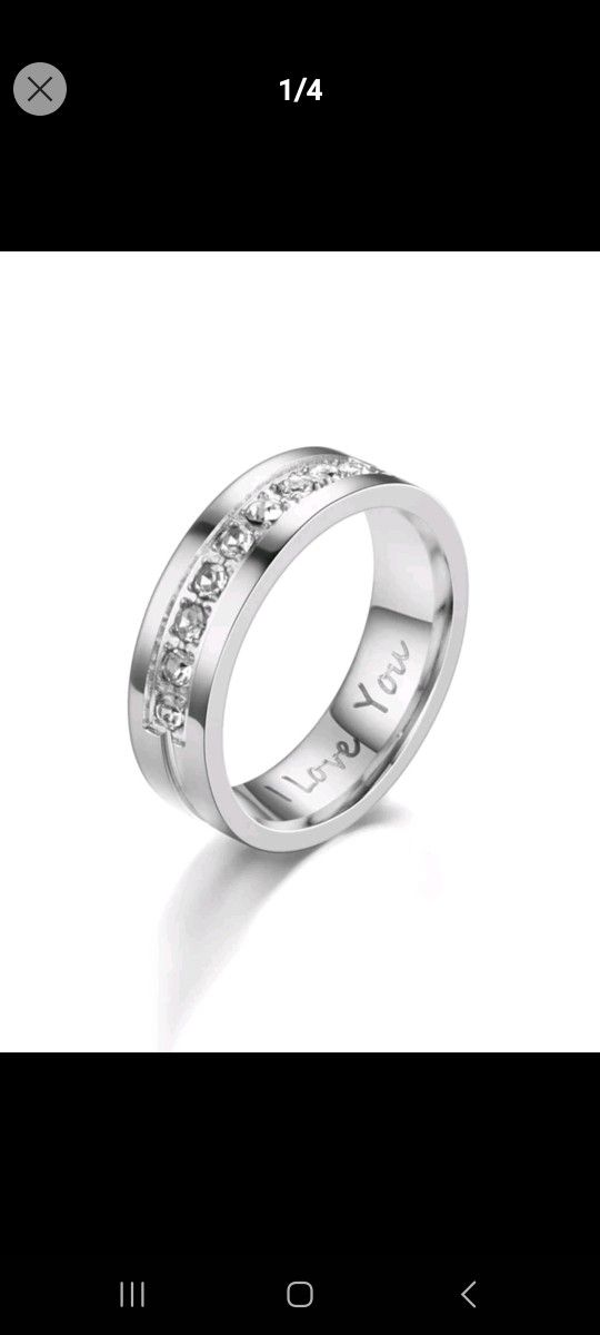 white gold diamond ring 14 kt real diamonds