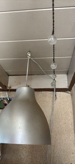 Silver and black Pendant Lamp