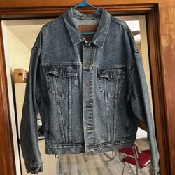 Vintage Levi’s 70598 Denim Trucker Jacket Men’s Large – Made in USA 80s/90s