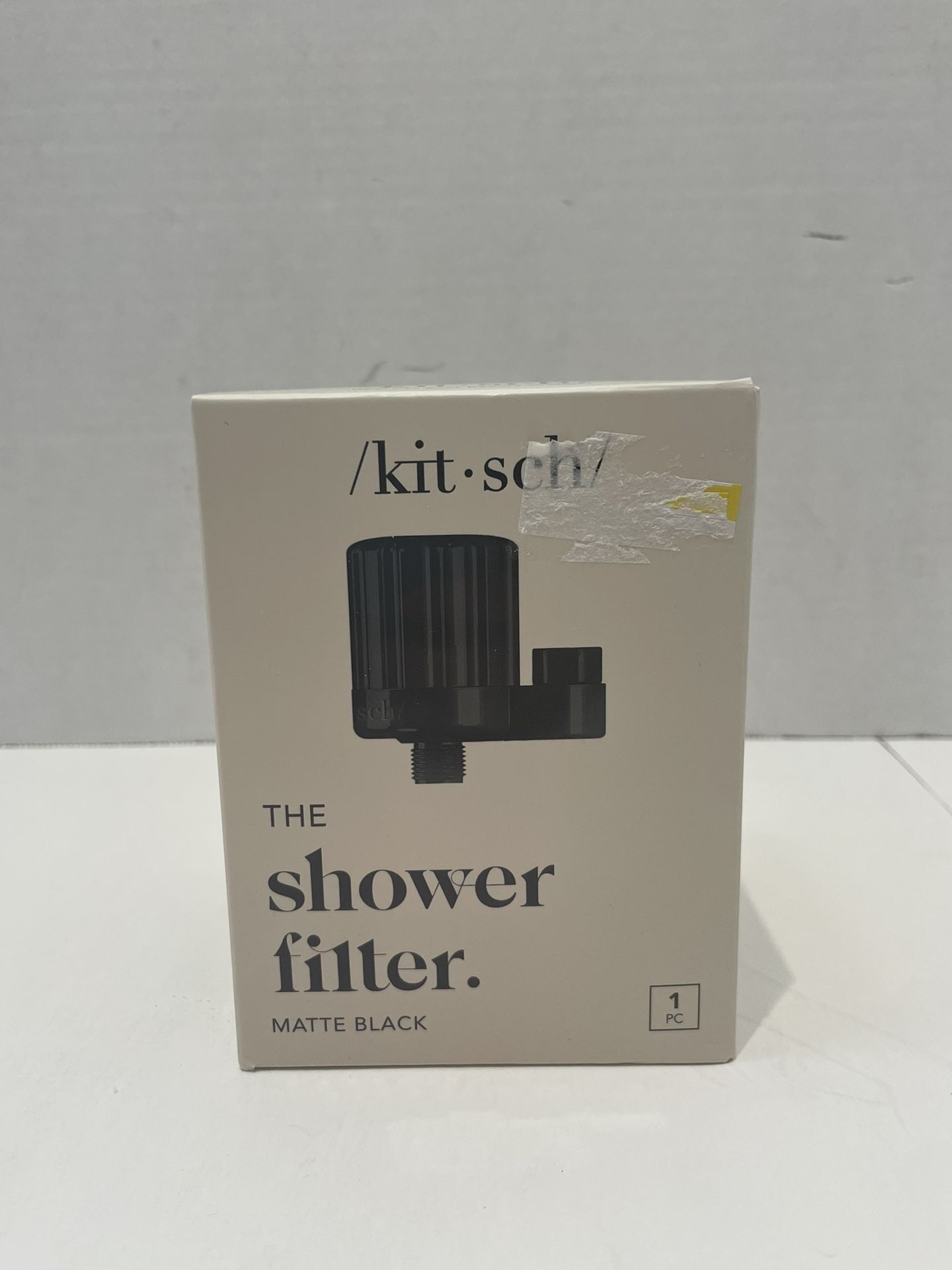 Kit•sch The Shower Filter MATTE BLACK Replacement Water Filters Cartridges SEALE