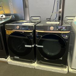 Samsung Black Washer And Dryer Set