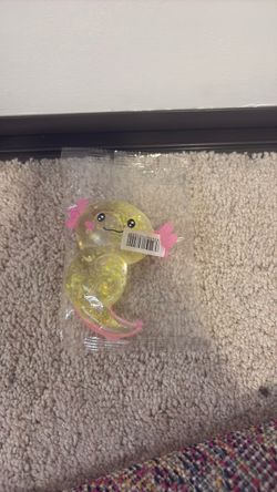 Axolotl Glitter Squeeze Stress Toy