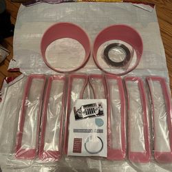 Pink Or Blue Wrangler Headlight & Grille Accents 