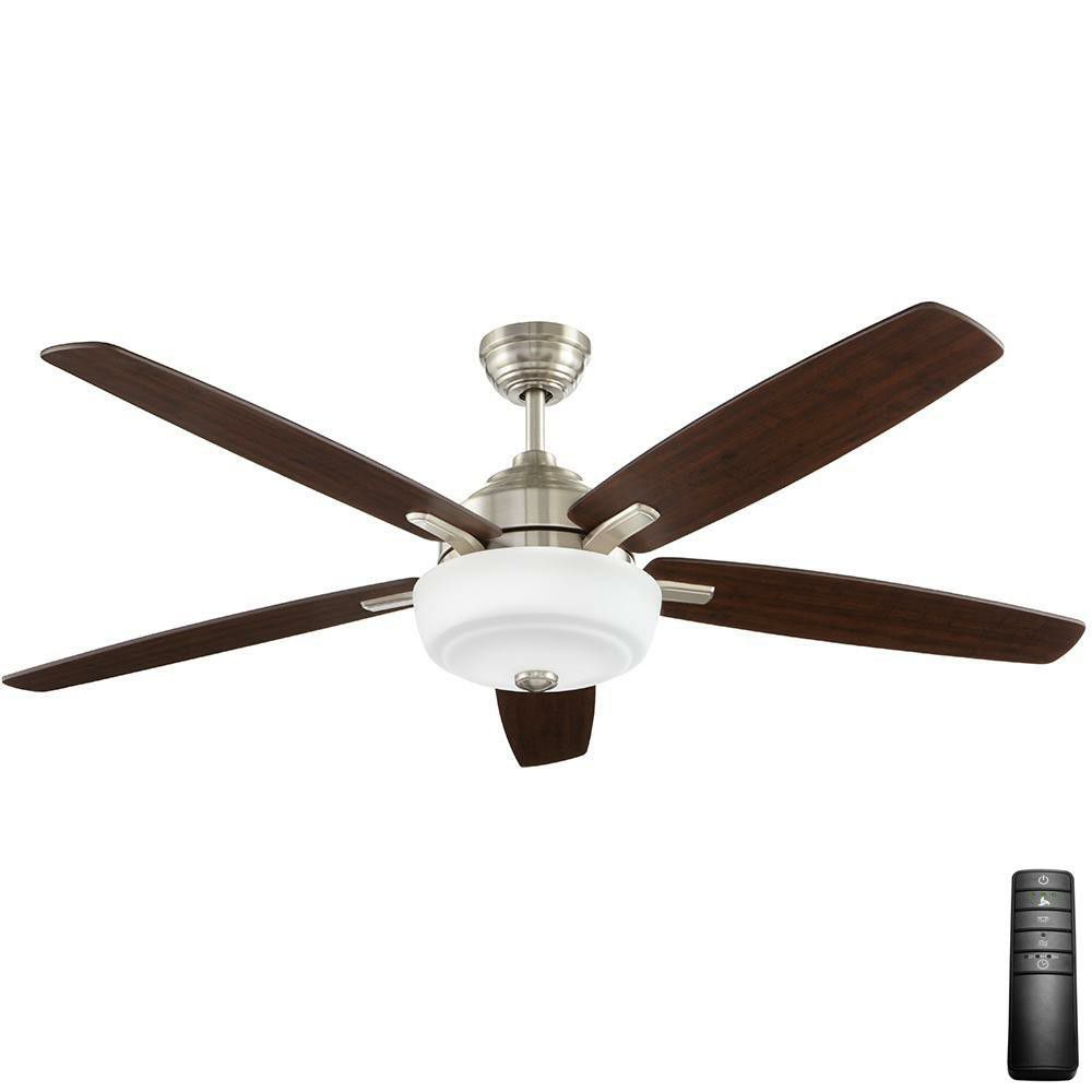 Home Decorators Collection Sudler Ridge 60 in. LED Indoor Brushed Nickel Ceiling