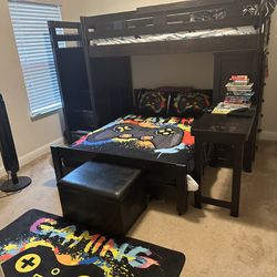 Full Bed With Step Loft Twin 