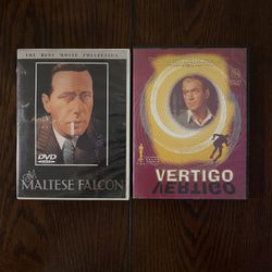 Maltese Falcon And Vertigo DVDs