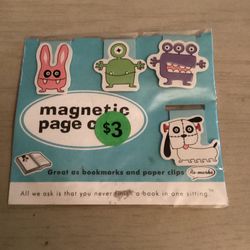 Magnetic Bookmarks 