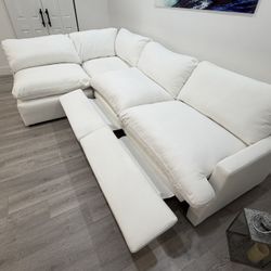 FREE DELIVERY SECTIONAL SKYE WHITE MODULAR SOFA COUCH 
