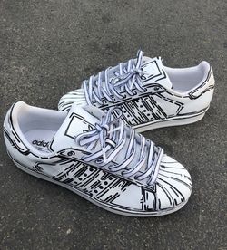 Custom adidas shoes for Sale in Fontana, CA - OfferUp