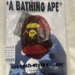 White And Blue Bape Tee Size M