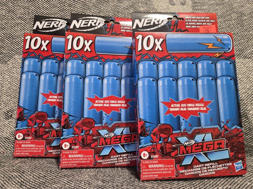 NERF GUN MEGA XL BULLETS