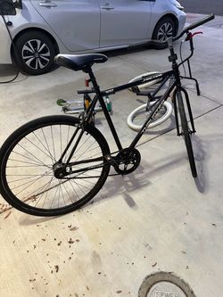2 bicycles, scooter, tire pump bundle