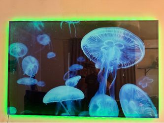 Jelly Fish Acrylic Painting