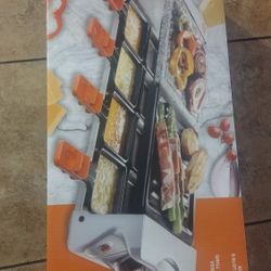 NEW DUAL CHEESE RACLETTE & TABLE GRILL 