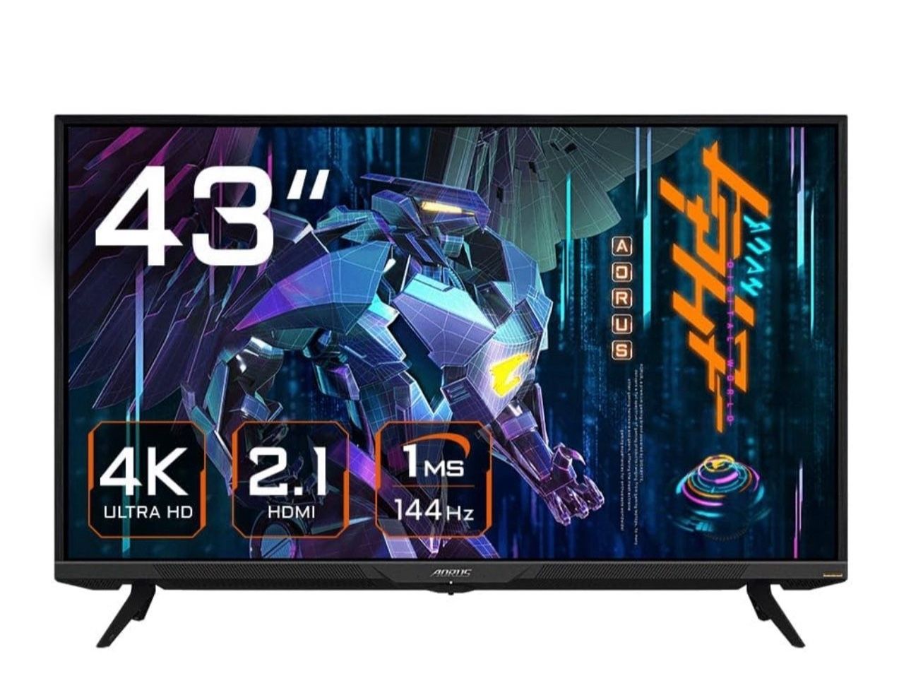 Aorus FV43U 43" 4K UHD Direct LED Gaming LCD Monitor 
