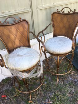 Two swivel chairs